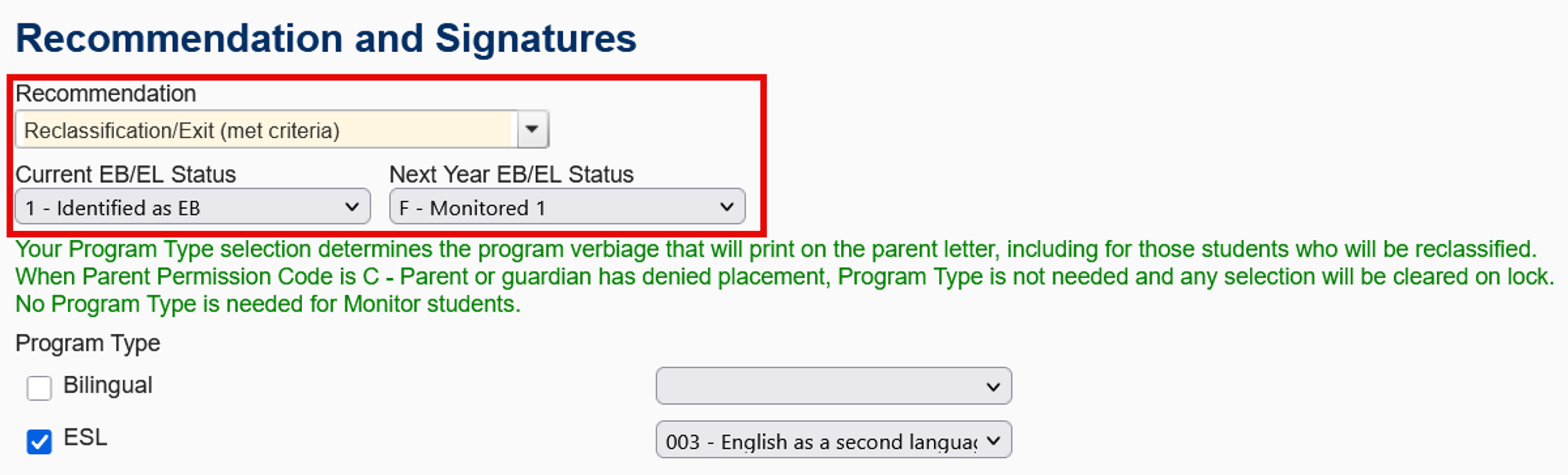 recommendations and signatures review and exit.png